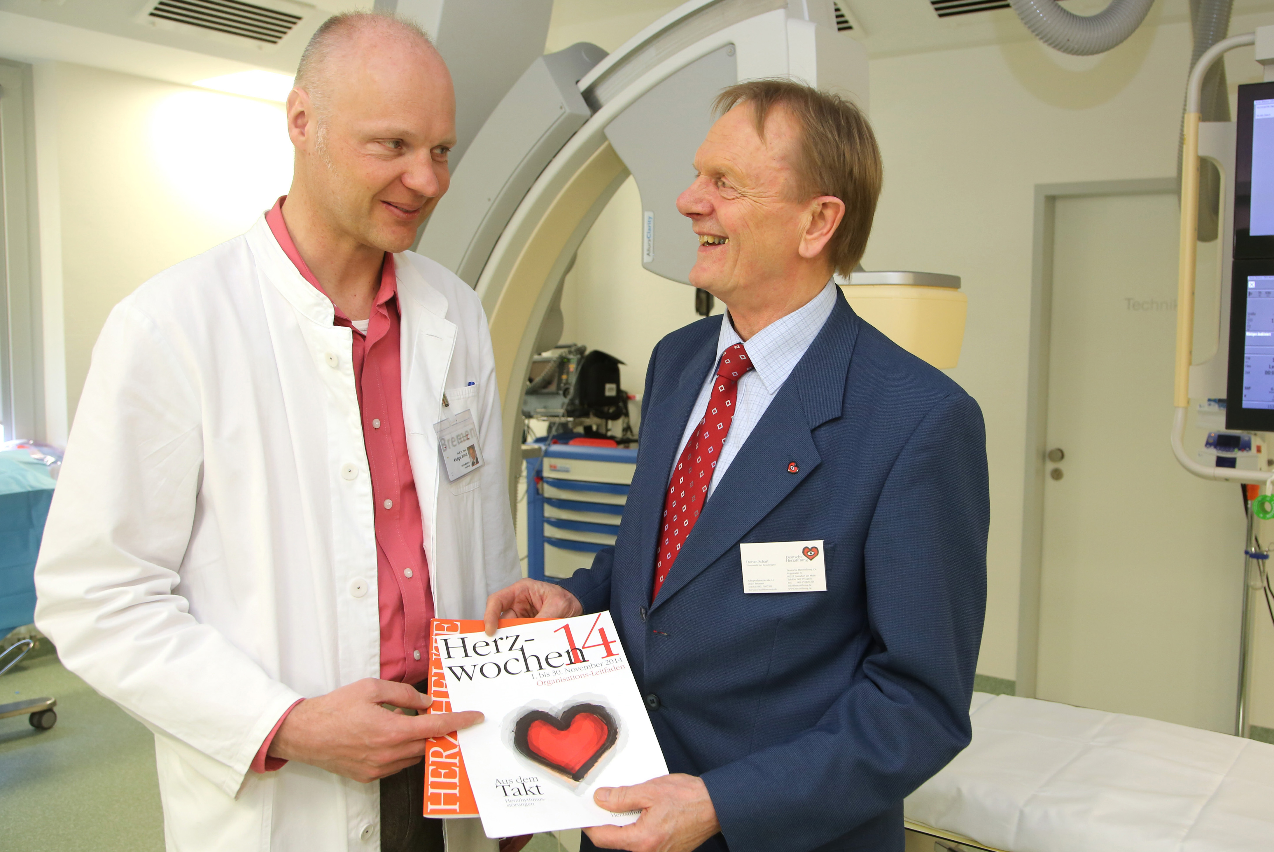 Prof. Dr. Rüdiger Blindt und Dorian Scharf